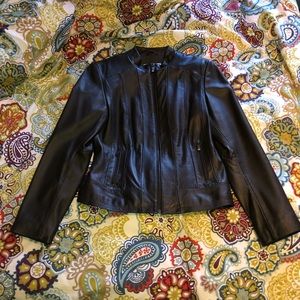 Pelle Studio by Wilson brown leather jacket